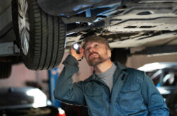 car with bad alignment
